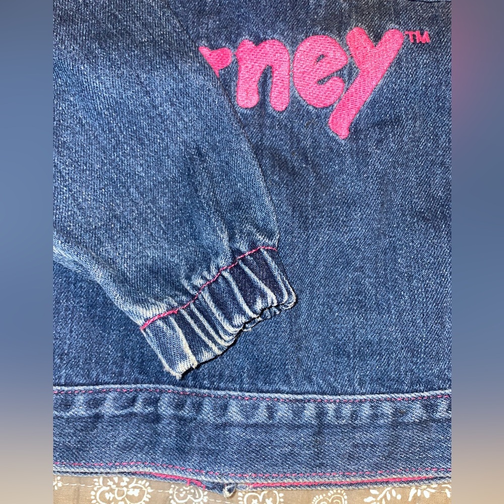 1992 Vintage Barney Denim SZ 3 Denim Jacket - Picture 5 of 7